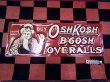 画像1: エンボスサインプレート M (OSHKOSH B'GOSH  OVERALLS  )