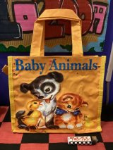 画像: チャック付きナイロントートバッグ(baby animals)