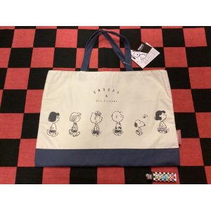 画像: スヌーピー　カレッジトートバッグ(his friends)