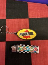 画像: PENNZOIL ラバーキーホルダー（ロゴ）