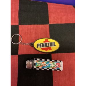 画像: PENNZOIL ラバーキーホルダー（ロゴ）