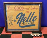 画像: 額入りポスター（hello ICE CREAM）