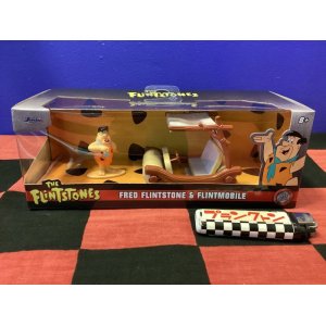 画像: フリントストーン  ダイキャストカー ミニカー FRED FLINTSTONE & FLINTMOBILE