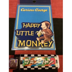 画像: おさるのジョージ　ダイカットステッカー(絵本/HAPPY LITTLE MONKEY)015