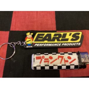 画像: EARL'S　ラバーキーホルダー　（ロゴ）