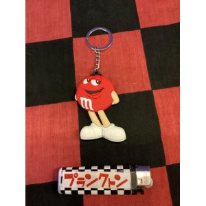 画像: m&ms ラバーキーホルダー（レッド）