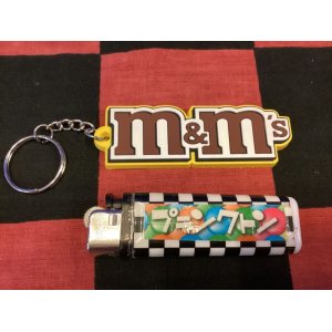 画像: m&ms ラバーキーホルダー（ロゴ）