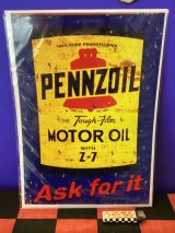 画像: PENNZOIL キャラクターポスター