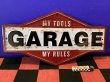 画像1: アンティークエンボスプレート（GARAGE MY TOOLS）