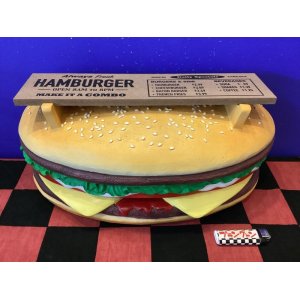 画像: ハンバーガーシェルフ　ウォールシェルフ　（ハンバーガー）