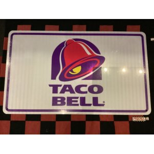 画像: トラフィックサイン　プレート　（TACO BELL）