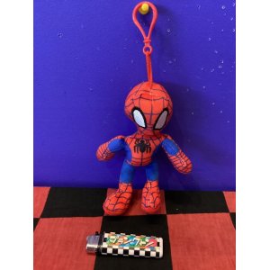 画像: マーベルぬいぐるみキークリップ　プラッシュキーチェーン　(スパイダーマン)