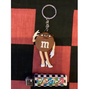 画像: m&ms ラバーキーホルダー（ブラウン）