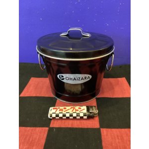 画像: バケツ灰皿 L(OHAIZARA/ブラック)