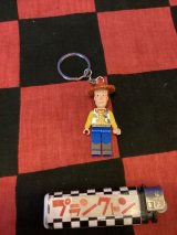 画像: LEGO風ブロック　キャラクターキーホルダー(トイストーリー/ウッディ)