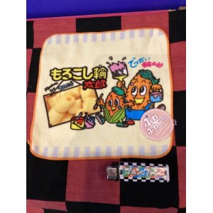 画像: お菓子シリーズ　やわらかミニタオル　（もろこし輪太郎)