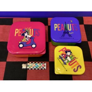 画像: スヌーピー　3Pランチボックス（スクーター/スケボー）