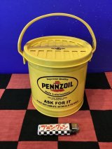 画像: アメリカン企業　灰皿にもできる蚊取り線香入れ　蚊遣　(PENNZOIL/ペンゾイル/イエロー)