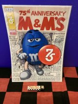 画像: M&M  キャラクターポスター　(ブルー飛び出すっ)