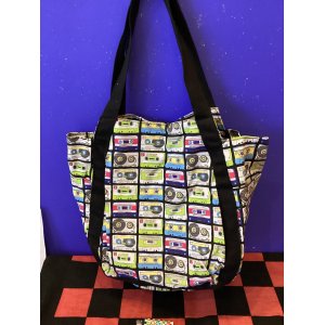 画像: バルーントートバッグ　(カセットテープ)