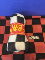 画像: フリースブランケット M チェッカー