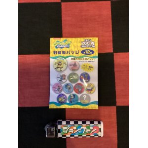 画像: スポンジボブ　シークレット　刺繍缶バッチ  （11種類＋シークレット1種類　全12種類）