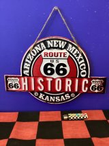 画像: アンティークエンボスプレート（HISTORIC ROUTE US 66）