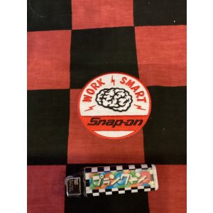 画像: Snap-on. ワッペン（脳みそ）