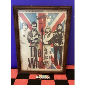 画像: 額入りヴィンテージロックバンドポスター（THE WHO/ザ フー）