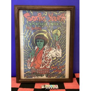 画像: 額入りヴィンテージロックバンドポスター（SONIC YOUTH/ソニックユース）