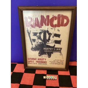 画像: 額入りヴィンテージロックバンドポスター（RANCID）