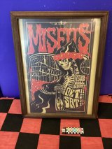 画像: 額入りヴィンテージロックバンドポスター（MISFITS）