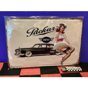 画像: アンティーク風メタルプレート（Packard 1951)