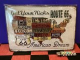 画像: アンティーク風メタルプレート（66 AMERICAN DREAM)