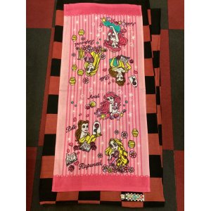 画像: ディズニー　フェイスタオル（プリンセス）