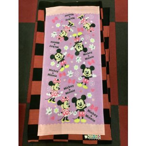 画像: ディズニー　フェイスタオル（ミッキー＆ミニー）
