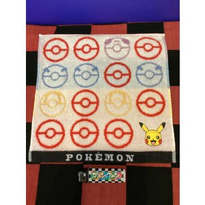 画像: ポケットモンスター　ミニタオル（モンスターボール/ホワイト）