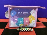 画像: ケアベア フチイロクリアポーチ(チームケアベア/ライトパープル)