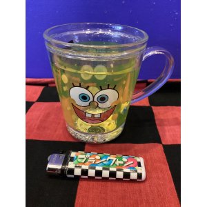 画像: スポンジボブ　ウォーターカップ（フェイス/イエロー）