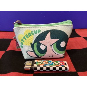 画像: パワーパフガールズ　三角ミニポーチ（バターカップ/グリーン）