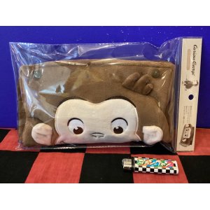 画像: おさるのジョージ　ドアップティッシュカバー　（ジョージ）