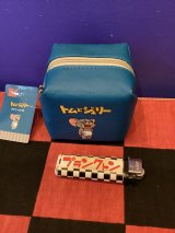 画像: トム＆ジェリー　ミニスクエアポーチキーホルダー（ひらがな　ブルー）