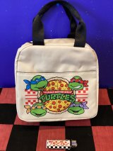 画像: ボーリングバッグ風　保冷ランチバッグ（タートルズ　ベージュ）