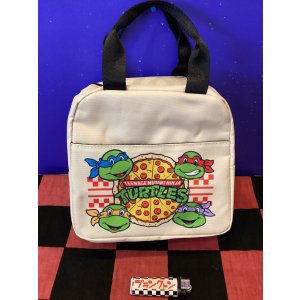 画像: ボーリングバッグ風　保冷ランチバッグ（タートルズ　ベージュ）