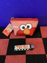 画像: セサミストリート　三角ミニポーチ（エルモ）