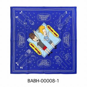 画像: ビーバス＆バッドヘッド　バンダナ　（ブルー）