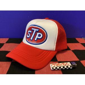 画像: メッシュワッペンキャップ（STP/レッド）