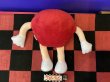 画像2: m&ms　プラッシュドール　ぬいぐるみ（レッド）