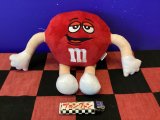 画像: m&ms　プラッシュドール　ぬいぐるみ（レッド）