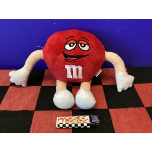 画像: m&ms　プラッシュドール　ぬいぐるみ（レッド）